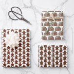 Feuille De Papier Cadeau Christmas Gingerbread Homme Lady Cookies House<br><div class="desc">Les feuilles de papier enveloppantes présentent une illustration originale du pain d'épices, hommes et femmes, ainsi qu'une maison de pain d'épices. De nombreux autres modèles de papier d'emballage sont également disponibles dans cette boutique. Ne vois-tu pas ce que tu cherches ? Vous avez besoin d'aide pour la personnalisation ? Contactez...</div>