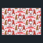 Feuille De Papier Cadeau Christmas Gnomes<br><div class="desc">Dernier ajout à la collection</div>