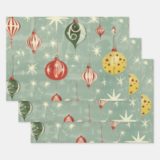 Feuille De Papier Cadeau Christmas Holidays