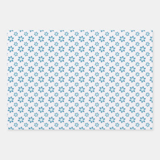 Feuille De Papier Cadeau Christmas Winter Wrapping Paper with Snowflakes 