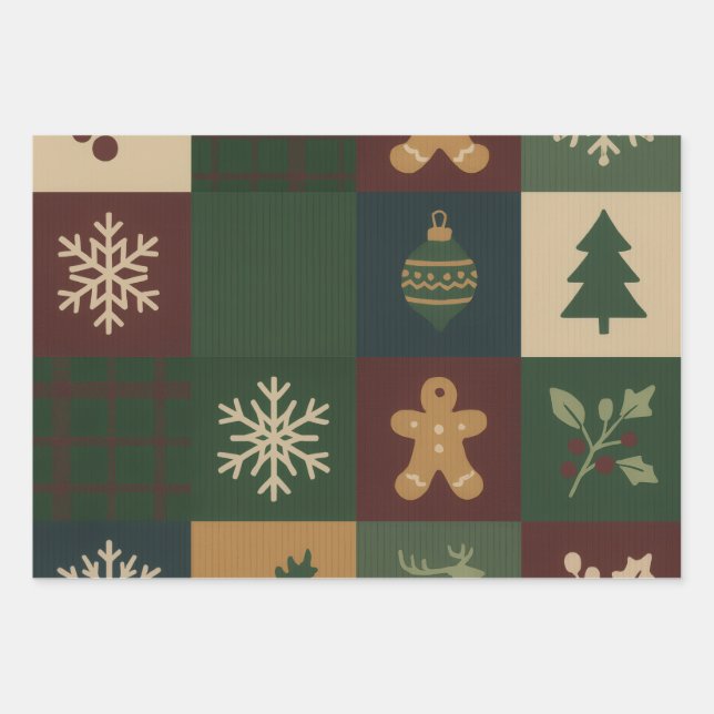 Feuille De Papier Cadeau Christmas Wrapping Paper (Devant)