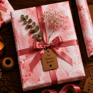 Feuille De Papier Cadeau Chuchotements écarlates