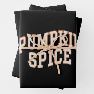Feuille De Papier Cadeau Citrouille Spice Fall Shirt Thanksgiving