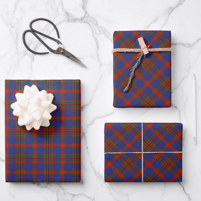 Feuille De Papier Cadeau Clan Carnegie Tartan (Recto)