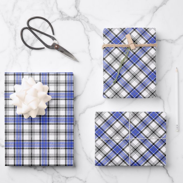 Feuille De Papier Cadeau Clan Hannay Tartan (Recto)