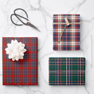 Feuille De Papier Cadeau Clan MacFarlane Variations Tartan