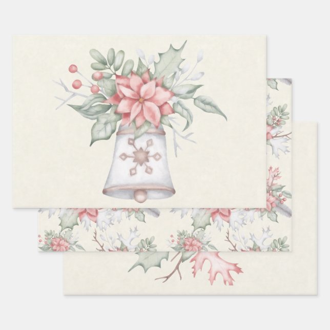 Feuille De Papier Cadeau Classique de vacances (Lot)