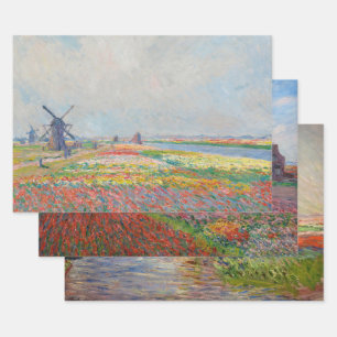 Feuille De Papier Cadeau Claude Monet - Holland - Sélection de chefs-d'oeuv