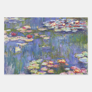 Feuille De Papier Cadeau Claude Monet - Nymphéas / Nymphéas