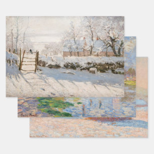Feuille De Papier Cadeau Claude Monet - Sélection de chefs-d'oeuvre