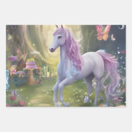 Feuille De Papier Cadeau Collection Fairy Wonderland