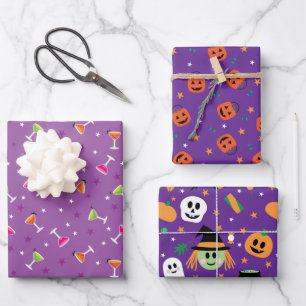 Feuille De Papier Cadeau Collection Halloween