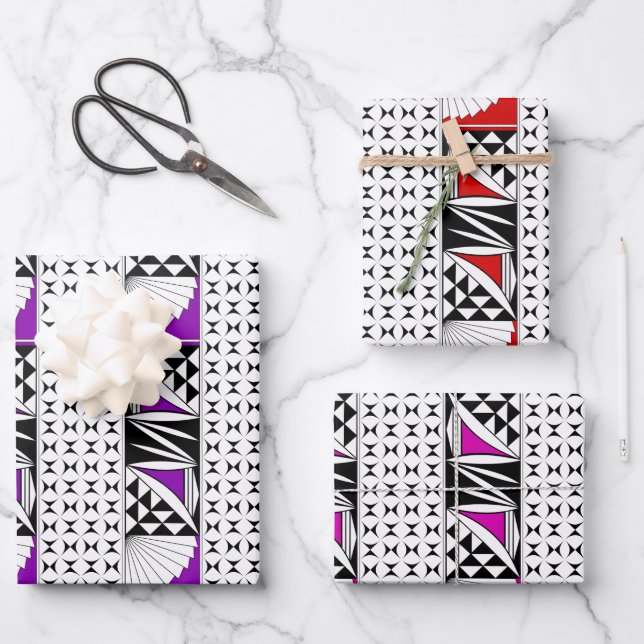 Feuille De Papier Cadeau Collection Sunrise Sud-Ouest 1 (Recto)