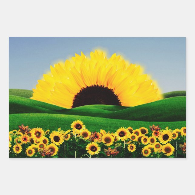 FEUILLE DE PAPIER CADEAU COLLINE DU SOL (Devant)