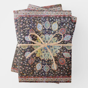Feuille De Papier Cadeau Coloré Vintage Floral Mandala Perse Rug