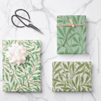 Feuille De Papier Cadeau Combinaison botanique William Morris