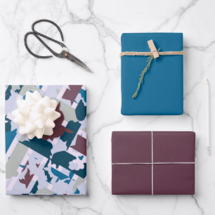 Feuille De Papier Cadeau Conception Abstraite