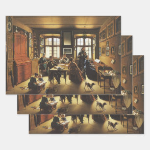 Feuille De Papier Cadeau Concert de famille à Bâle par Sebastian Gutzwiller