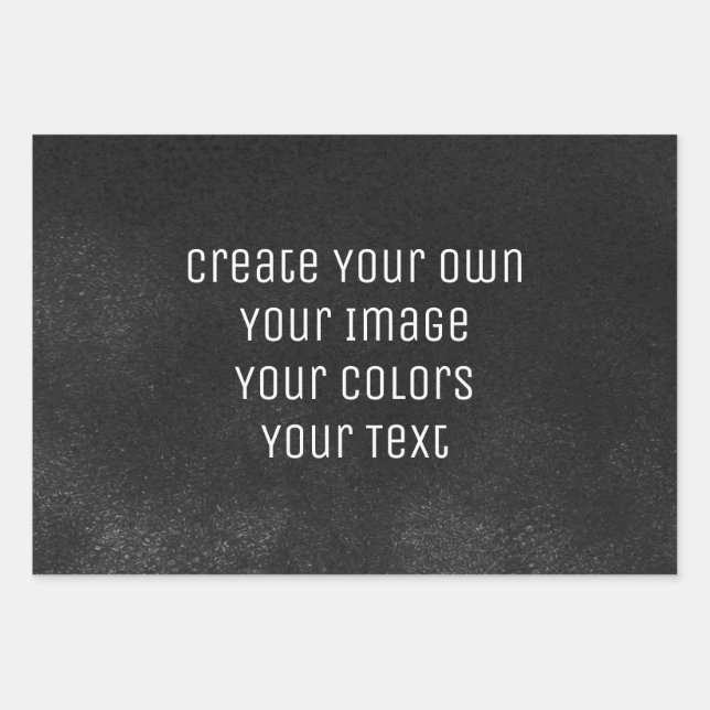 Feuille De Papier Cadeau Concevez votre façon - Créez votre propre (Devant)