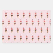 Cône de crème glacée triple Scoop