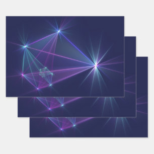 Feuille De Papier Cadeau Constellation, Art Fractal Abstrait Imaginaire