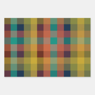 Feuille De Papier Cadeau Contrôles rétroactifs et bandes moyennes