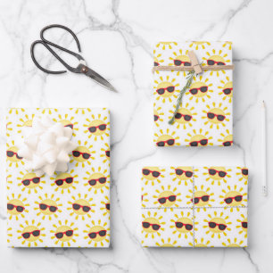 Feuille De Papier Cadeau cool été fils pool party