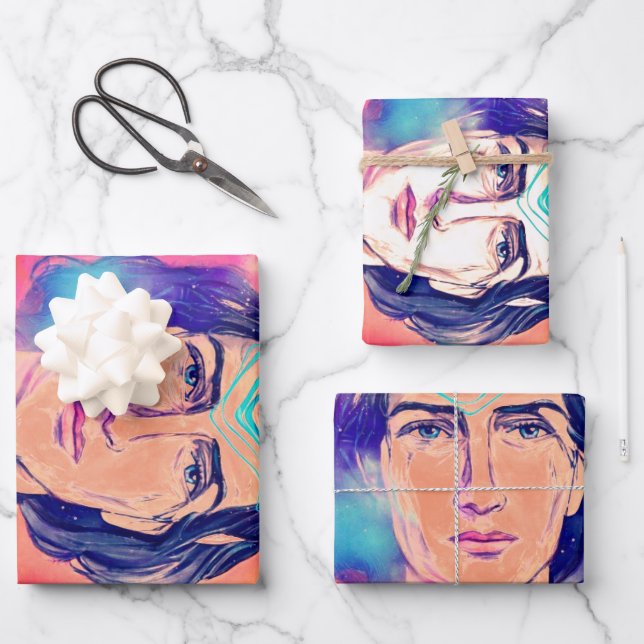 Feuille De Papier Cadeau Copernicus a Fire Elf High Weight (Recto)