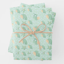 Coquillages verts et bulles