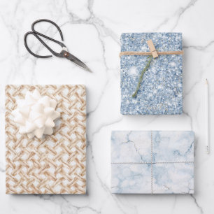 Feuille De Papier Cadeau Corbeille Tissée Anniversaire Coquille d'Oeuf Pail