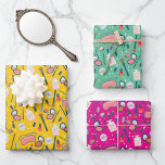 Feuille De Papier Cadeau Cosmétique de beauté vintage Mère de ménage<br><div class="desc">Motif beau avec design coloré, fait à la main par moi! Parfait pour les cadeaux de femme d'honneur, cadeaux d'anniversaire pour les amoureux du maquillage, journée des mères, ou pour les cosmétiques de cadeaux ! Découvrez plus de mes motifs et des articles dans ma boutique. J'ai des sandales assorties, des...</div>