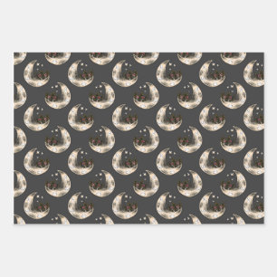 Feuille De Papier Cadeau Cottage Core Woodland Witch