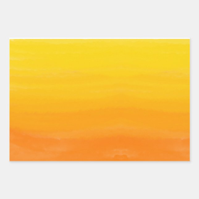 Feuille De Papier Cadeau Coucher de soleil de Mango (Devant)