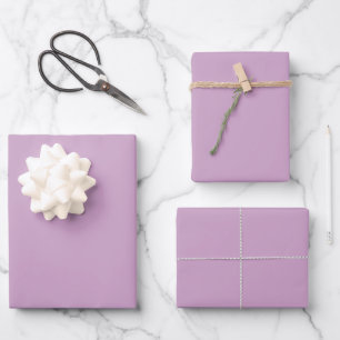 Feuille De Papier Cadeau Couleur claire Lavender Rose