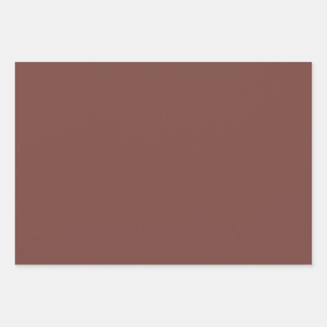 Feuille De Papier Cadeau Couleur solide (Devant)