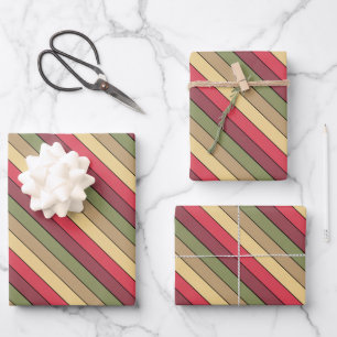 Feuille De Papier Cadeau Couleurs De Tonalité Terre De La Saison Automne Su