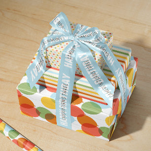 Feuille De Papier Cadeau Couleurs naturelles blanchies au soleil Motif mixt