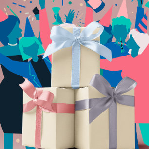 Feuille De Papier Cadeau Couleurs Tendance - Couleur Beige Naturelle - Soli