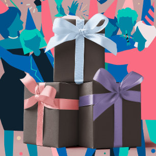 Feuille De Papier Cadeau Couleurs Tendances - Café Couleur Brown - Solide