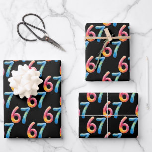 Feuille De Papier Cadeau Couleurs Vives 67 Sans Signification Particulière
