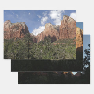 Feuille De Papier Cadeau Cour des Patriarches II au parc national de Zion