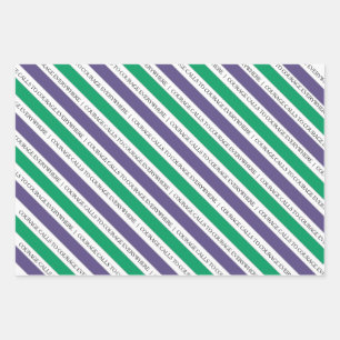 Feuille De Papier Cadeau Courage Appelle Au Courage Feministe Enveloppement