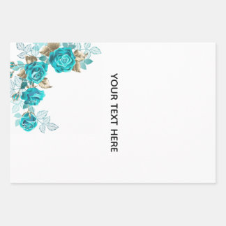 Feuille De Papier Cadeau Créez Votre Propre Élégant Blanc