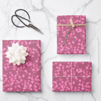 Feuille De Papier Cadeau Créez votre propre motif de taches Bokeh personnal