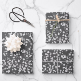 Feuille De Papier Cadeau Créez votre propre motif de taches Bokeh personnal