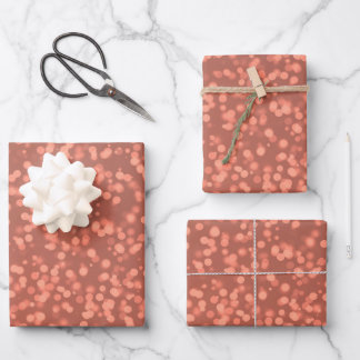 Feuille De Papier Cadeau Créez votre propre motif de taches Bokeh personnal