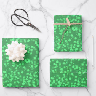 Feuille De Papier Cadeau Créez votre propre motif de taches Bokeh personnal