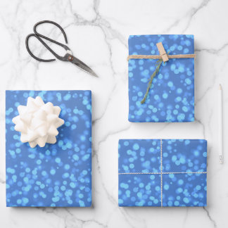 Feuille De Papier Cadeau Créez votre propre motif de taches Bokeh personnal