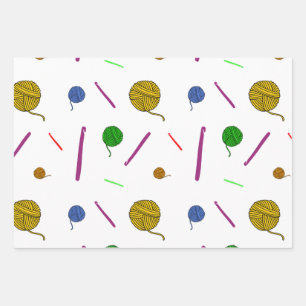 Feuille De Papier Cadeau Crochet