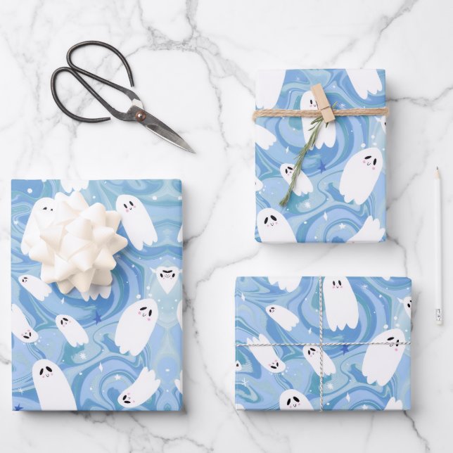 FEUILLE DE PAPIER CADEAU CUL GHOST (Recto)